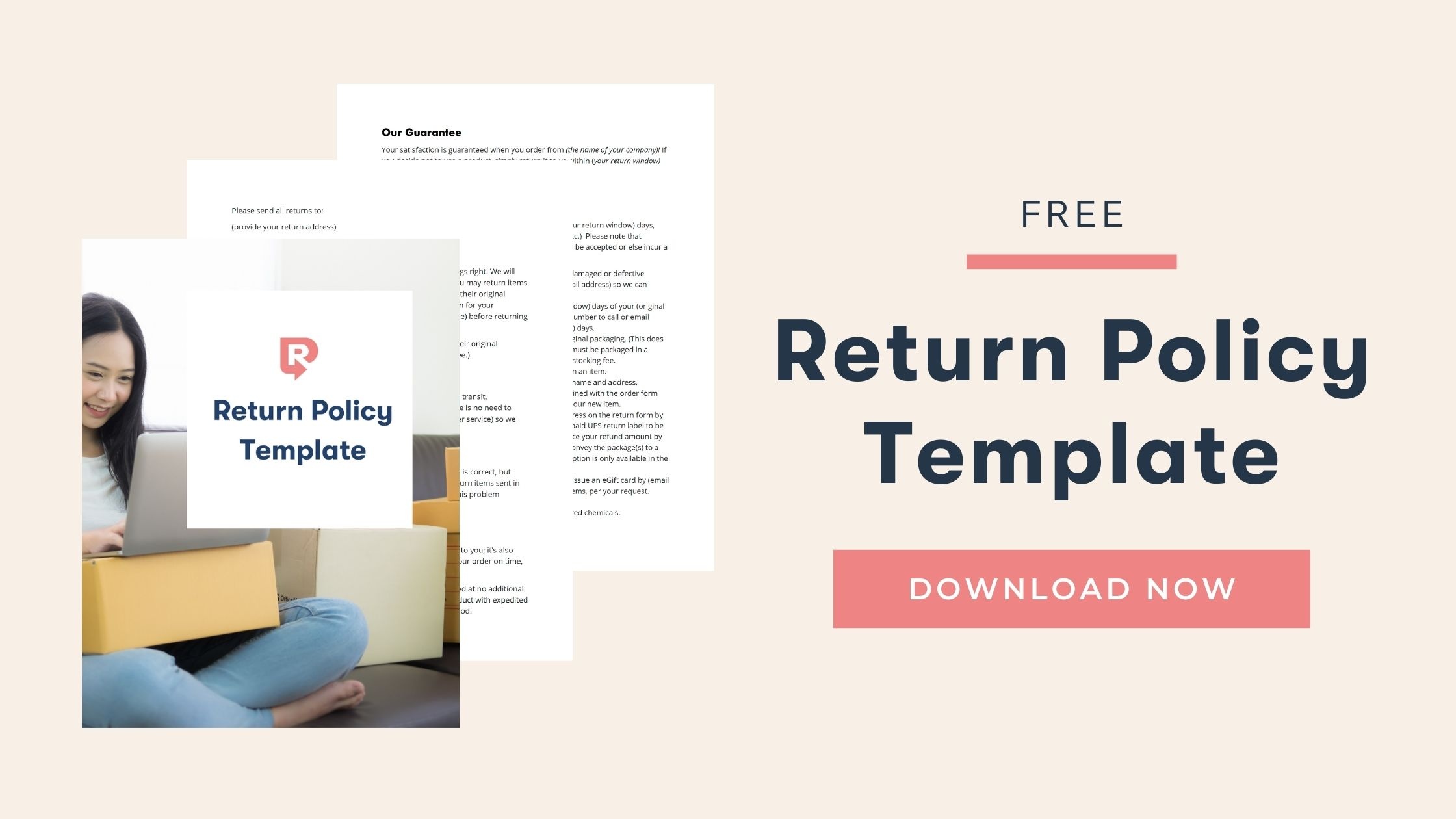 free return policy template
